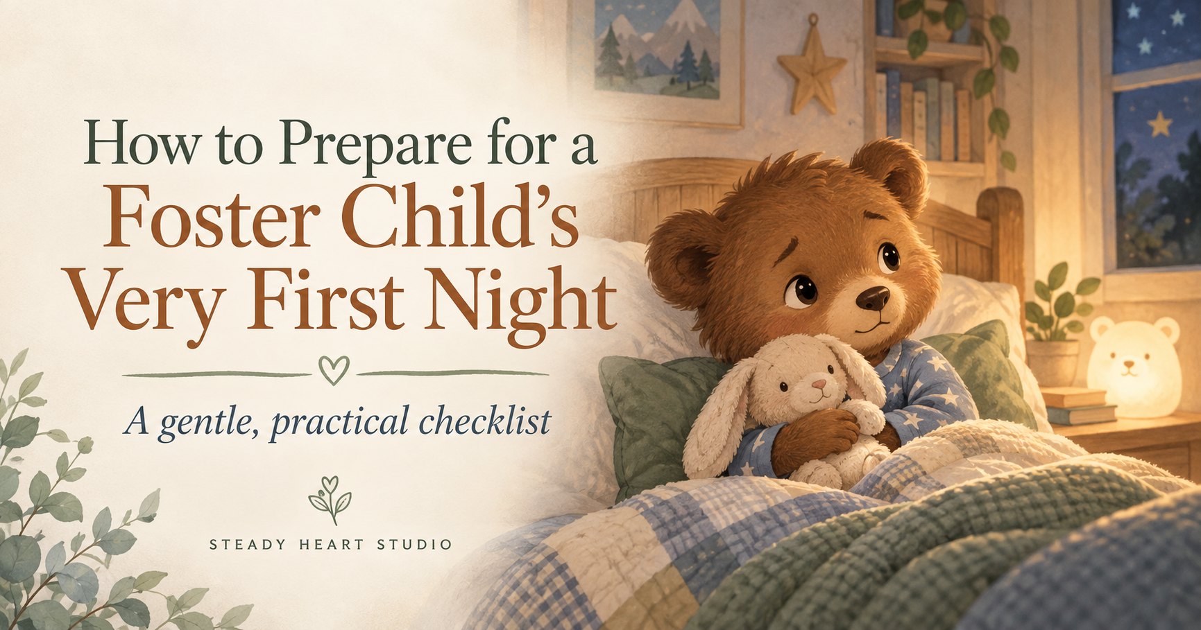 How to Prepare for a Foster Child’s Very First Night: A Gentle, Practical Checklist